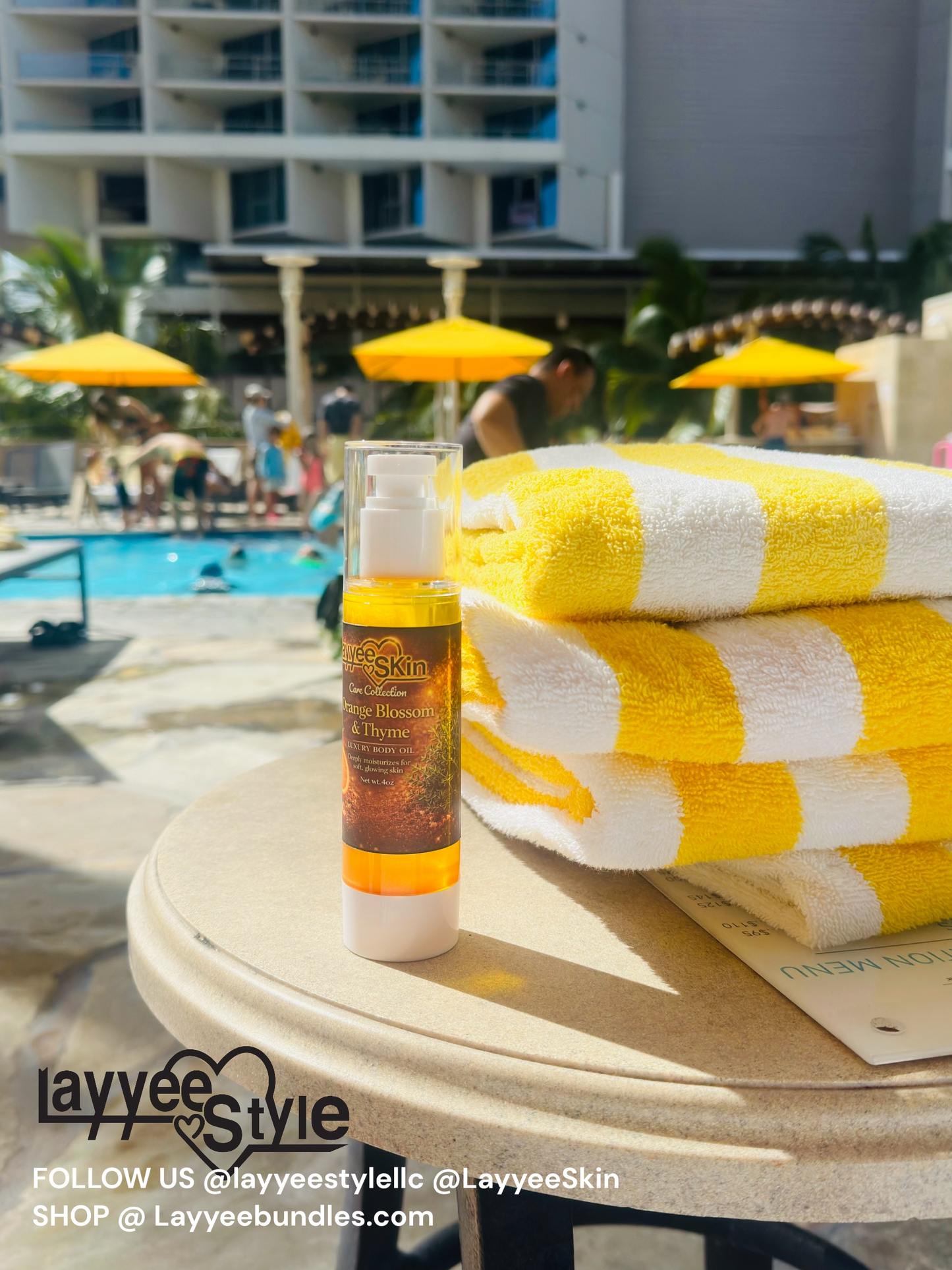 NEW! Orange Blossom & Thyme Body Oil | LayyeeSkin