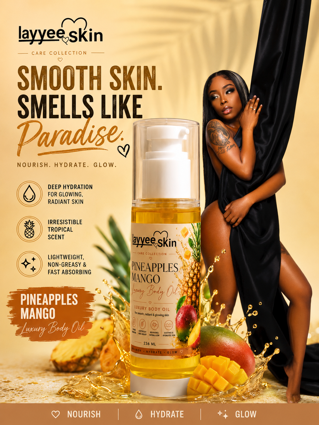 Pineapple Mango Luxury Body Oil
