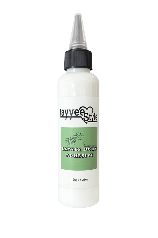 Layyee Down Adhesive – Super Hold Waterproof Lace Glue (150g / 5.29oz)