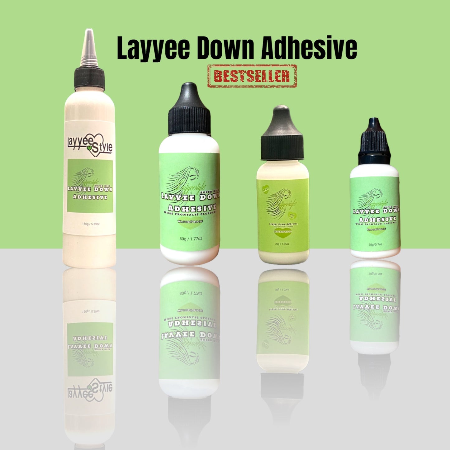 Layyee Down Adhesive – Super Hold Waterproof Lace Glue (30g / 1.05oz